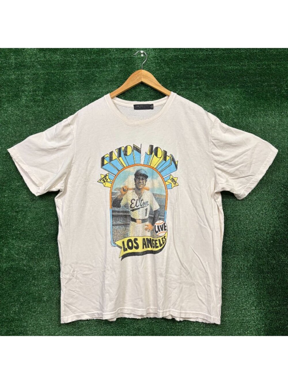 Elton John Rocketman Plays the Hits Rock T-Shirt Size XXL